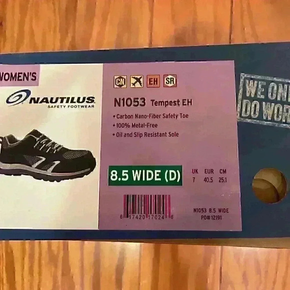 Nautilus Safety Womens Footwear Tempest Low CT Grey BRAND NEW.  ( Save $57.00) - Picture 12 of 12